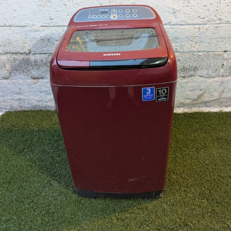Refurbished top-load washing machine — wine red