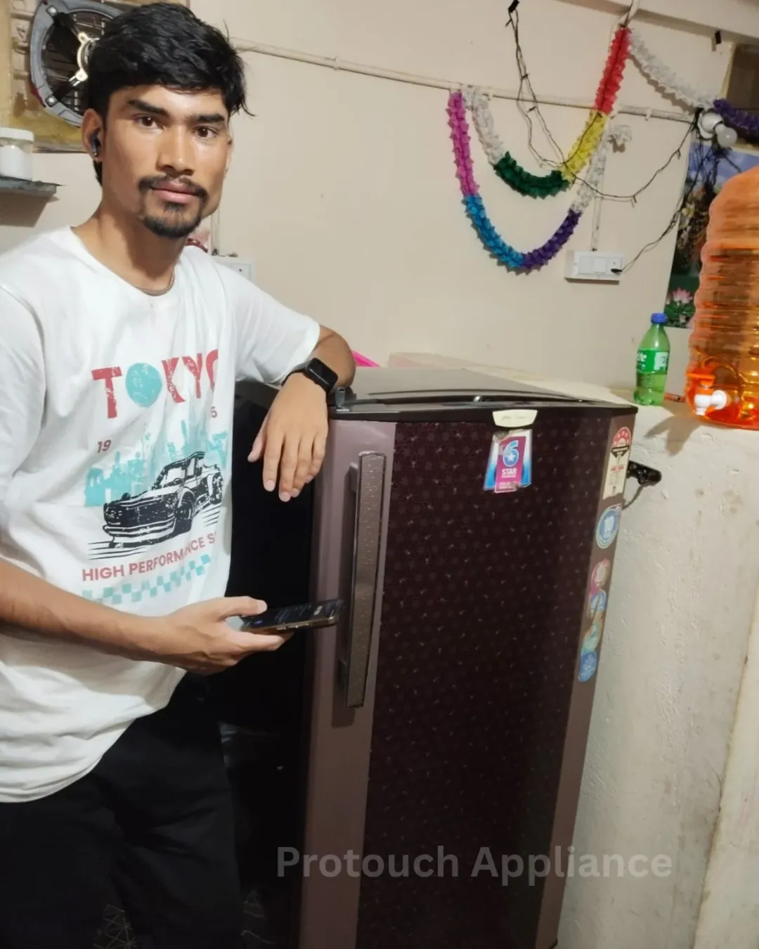 Satisfied customer with Godrej refrigerator