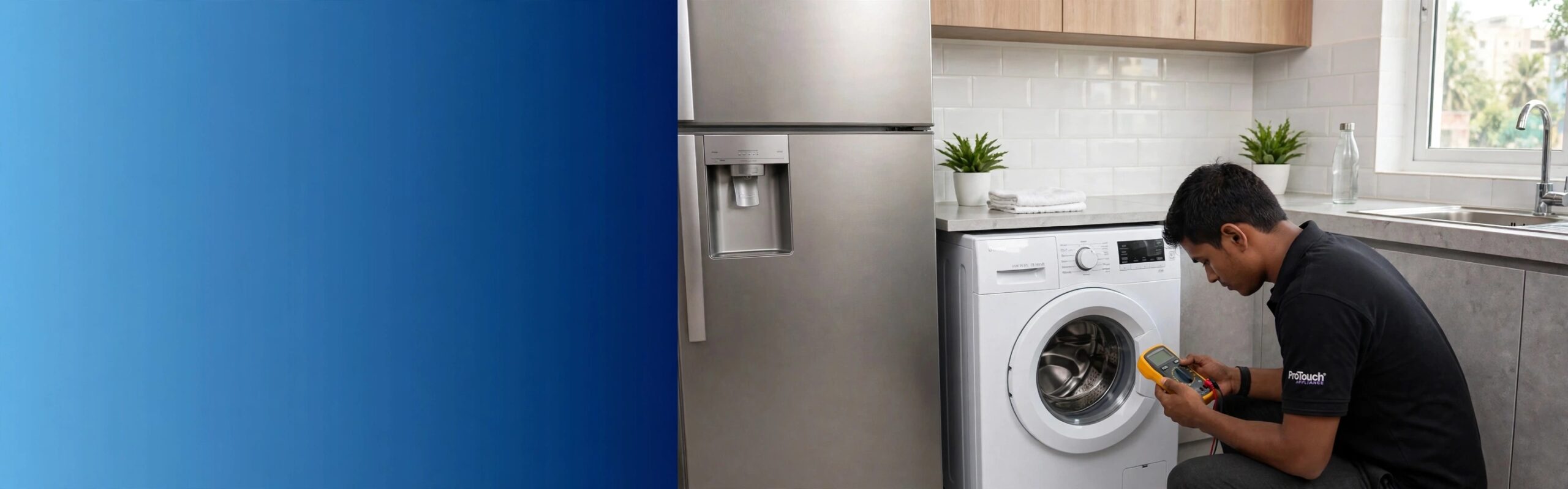 TWO APPLIANCES? ₹150 off the second repair in the same visit
